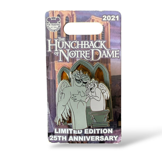 Disney Parks Hunchback of Notre Dame 25th Anniversary Gargoyles Victor, Hugo, and Laverne Pin