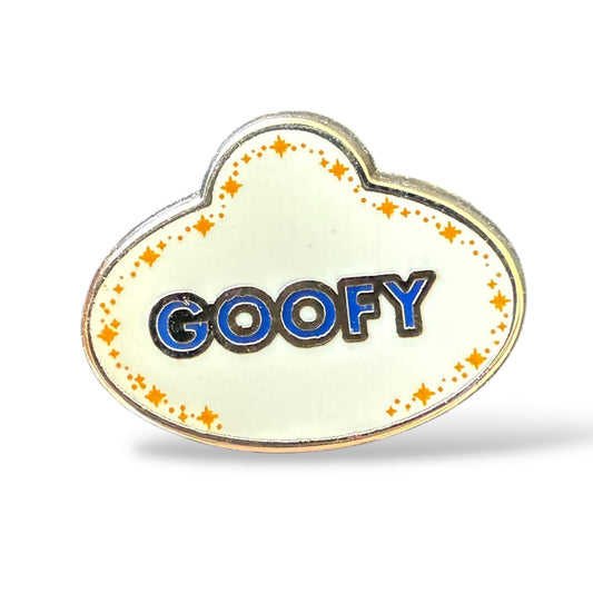 DLR Tiny Kingdom Goofy Name Tag Pin