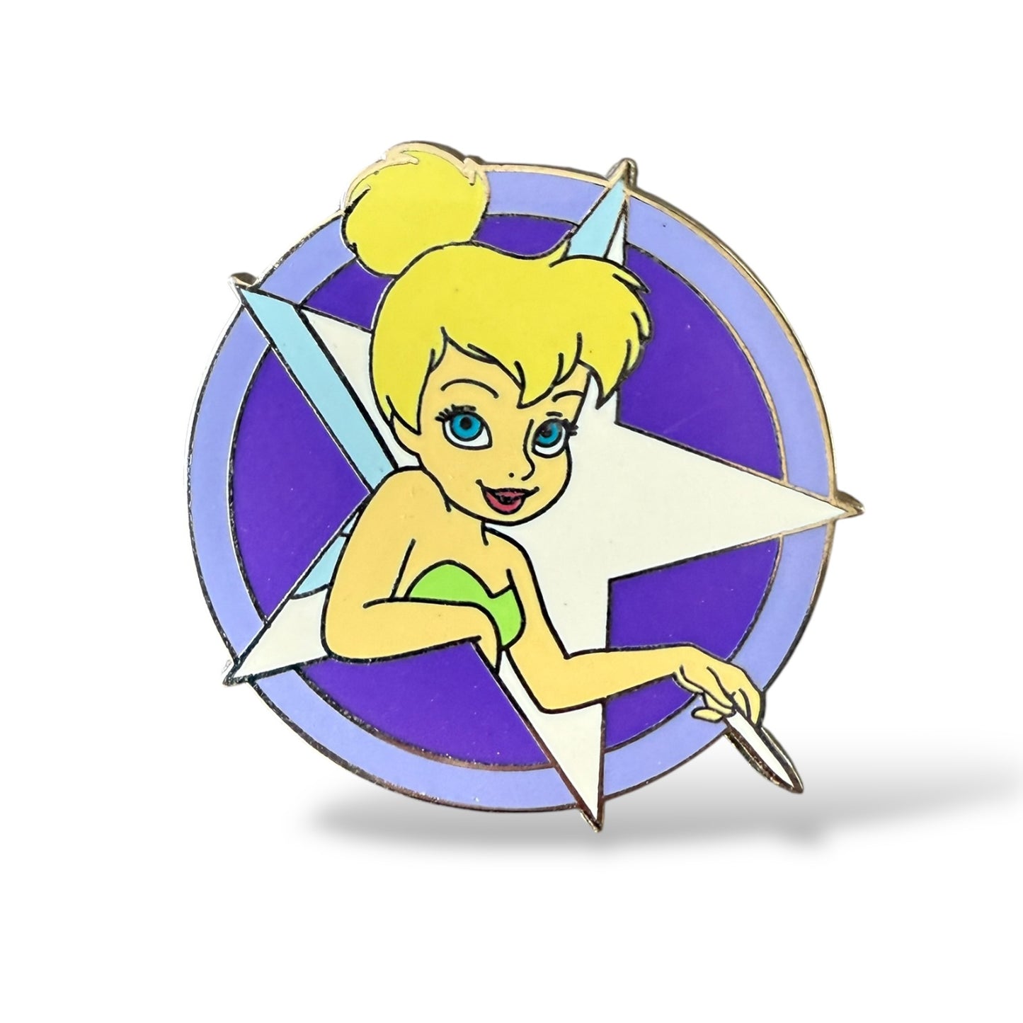 Disney Parks Hip Lanyard Starter Set Tinker Bell in a Circle Pin