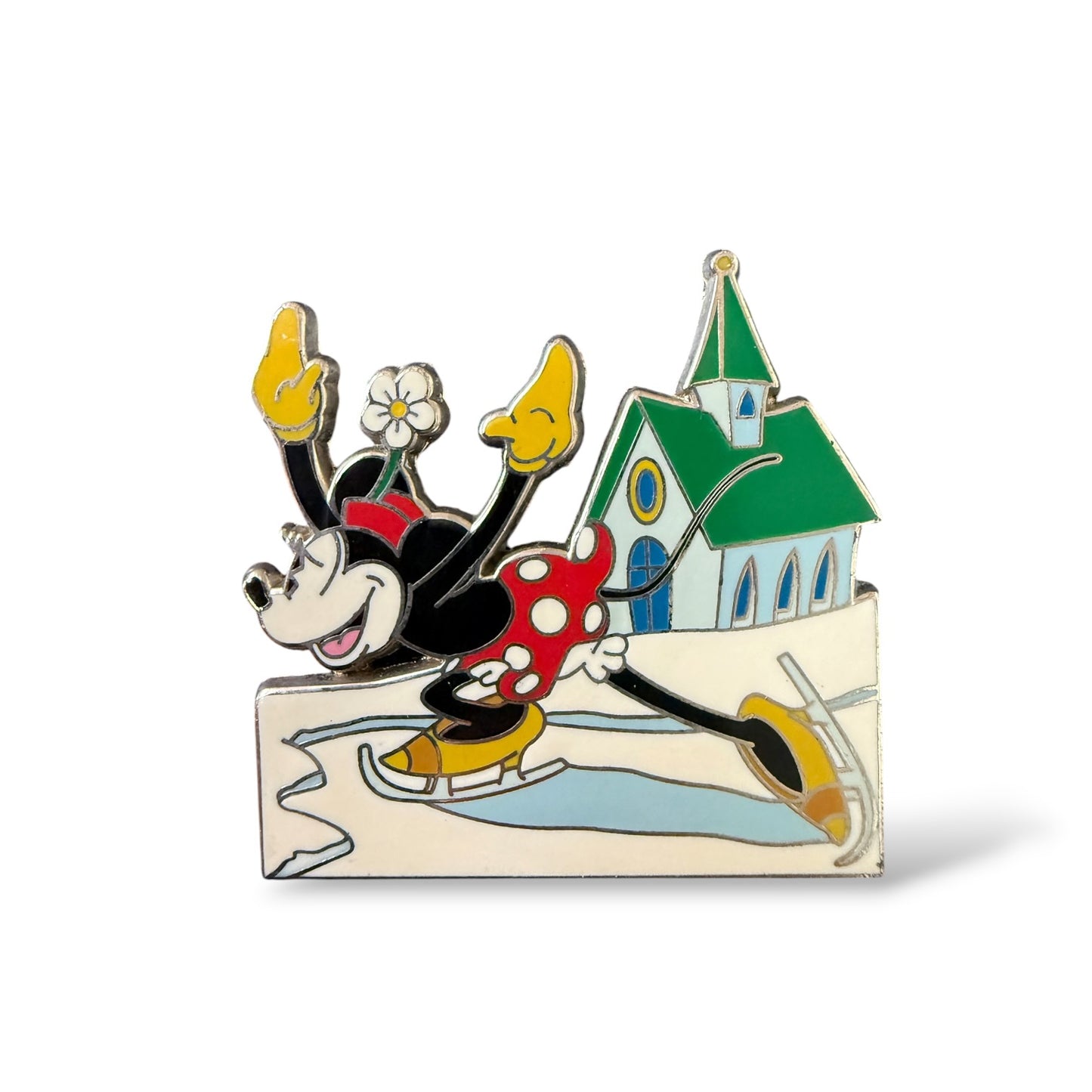 WDW Spectacle of Pins 2005 Snowman Minnie Ice Skating Pin