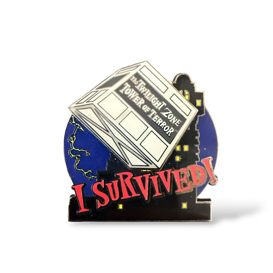 DCA Tower of Terror I Survived! Pin