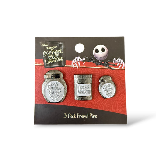 Loungefly Nightmare Before Christmas Jars Pin Set