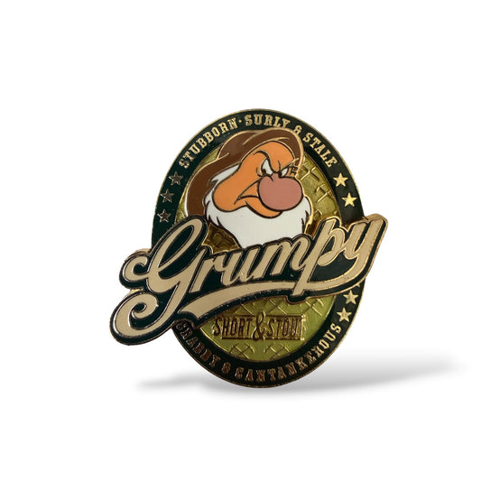 Disney Parks Grumpy Short and Stout Pin