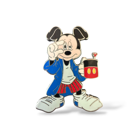 Disney Parks I Don't Do Mornings Sleepy Mickey Pin