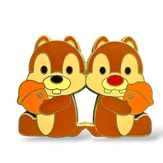 Disney Parks Cute Characters Chip n' Dale Pin