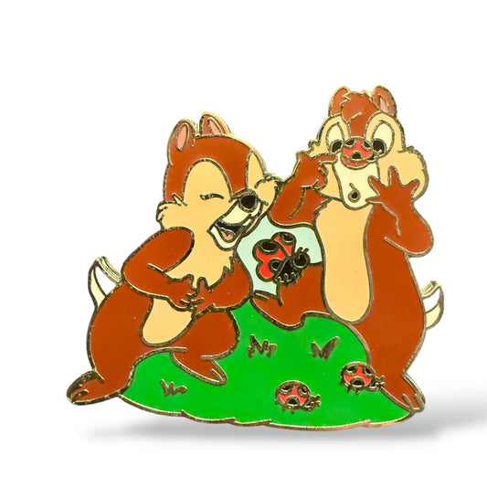 Disney Parks Chip n' Dale with Ladybugs Pin