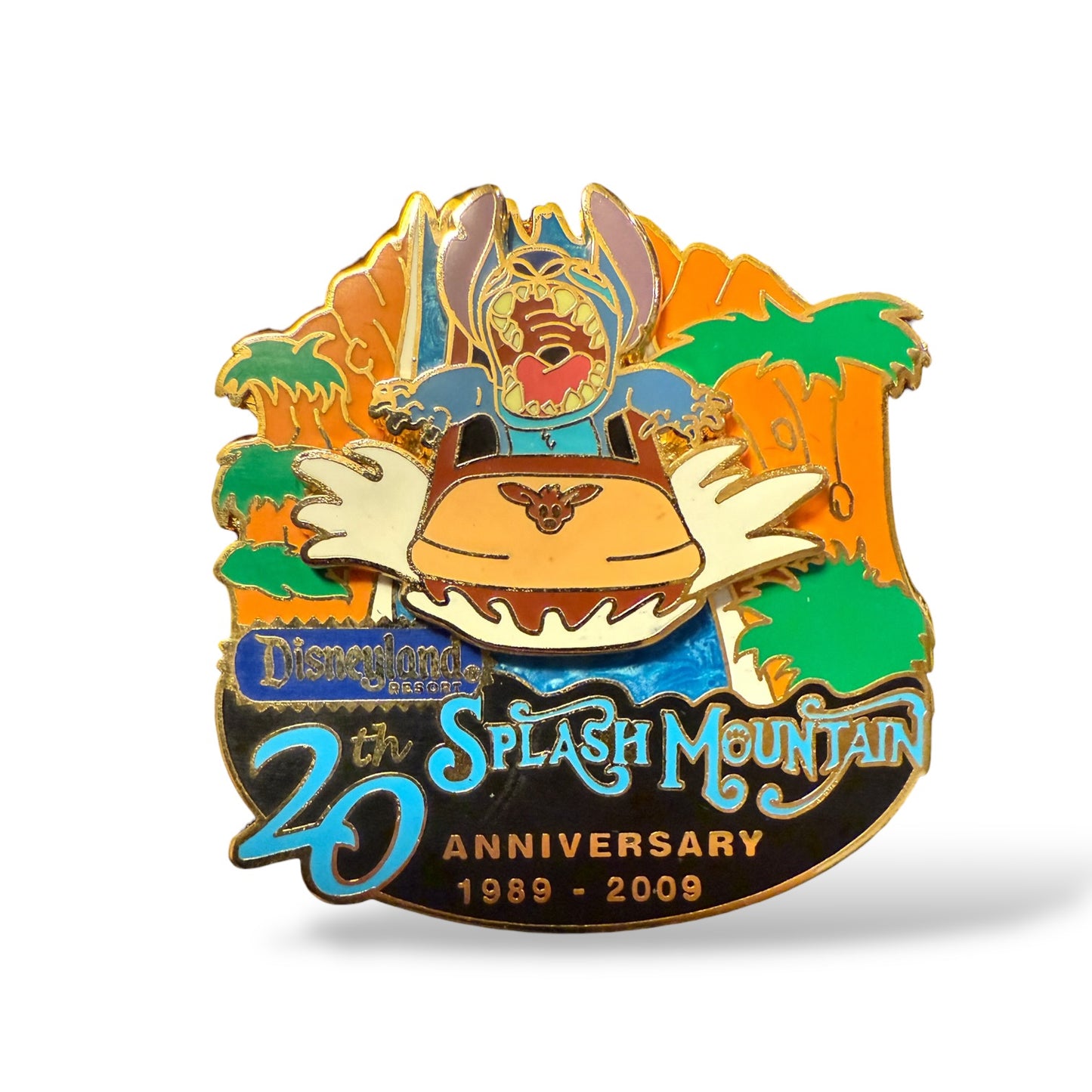 DLR Celebrate The Mountains Splash Mountain Stitch Pin