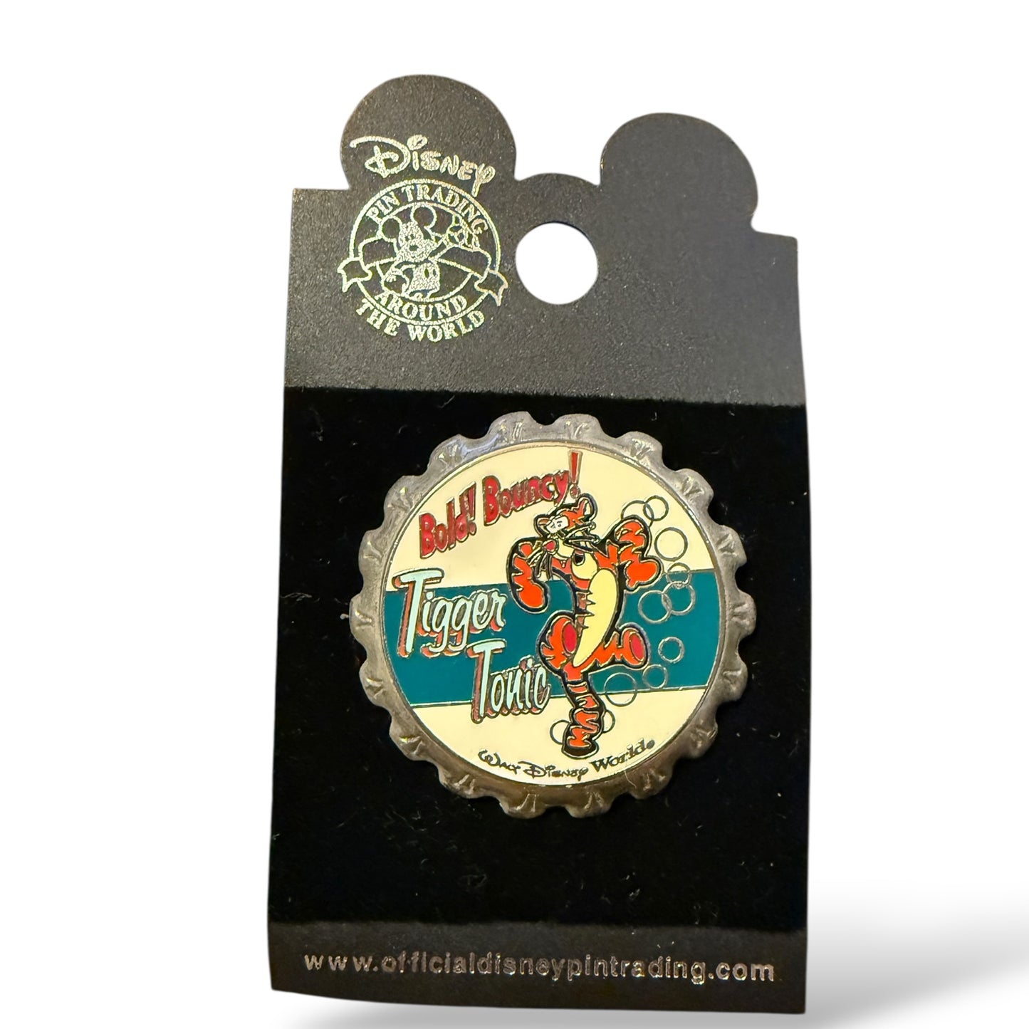WDW Soda Pop Bottle Cap Tigger Tonic Pin