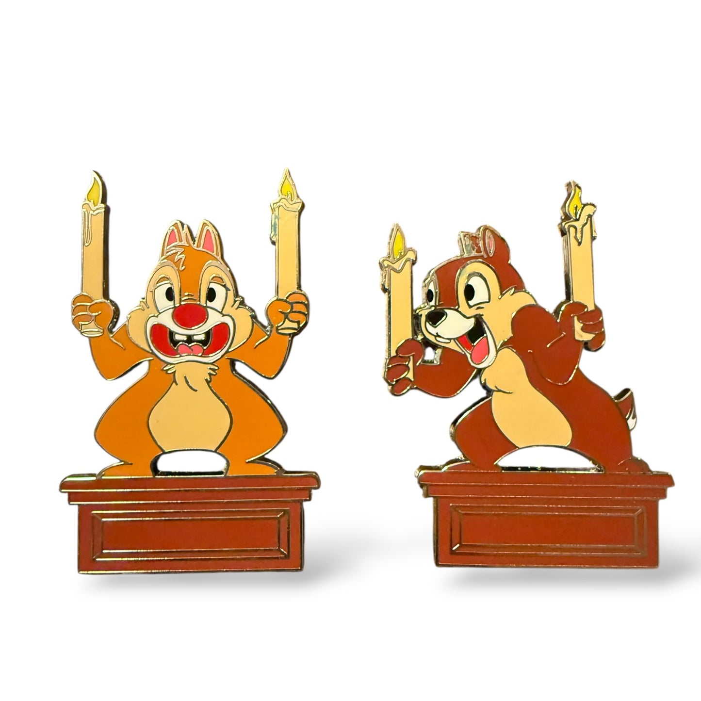 DLRP Chip n' Dale Haunted Mansion Gargoyle Pin Set