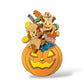 DEC Halloween Chip n' Dale Dressed as Nuts Jack-O-Lantern and Candy Pin
