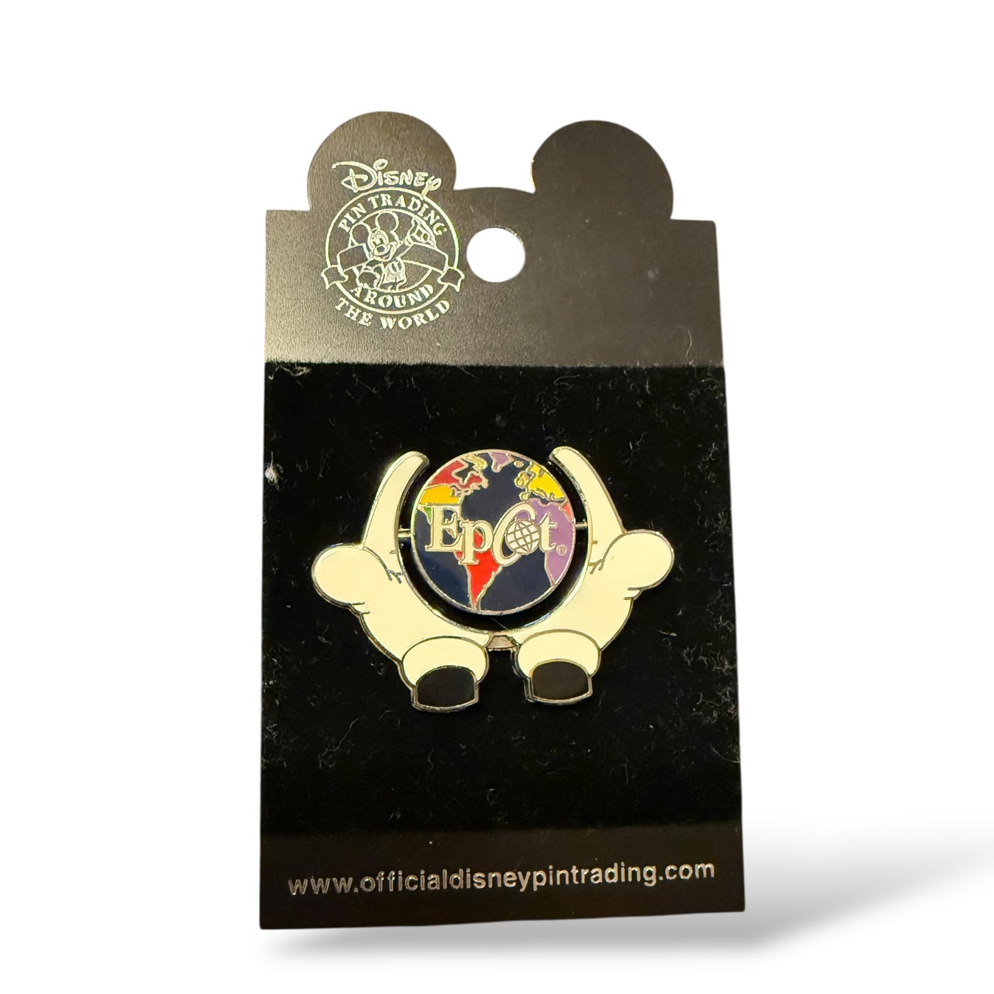 WDW Mickey Hands EPCOT Spinner Pin