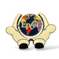 WDW Mickey Hands EPCOT Spinner Pin