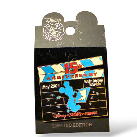 DEC Mickey Animator Clapboard Disney MGM Studios 15th Anniversary Pin
