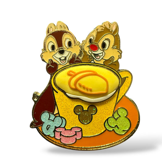 HKDL Chip n' Dale Coffee Time Pin