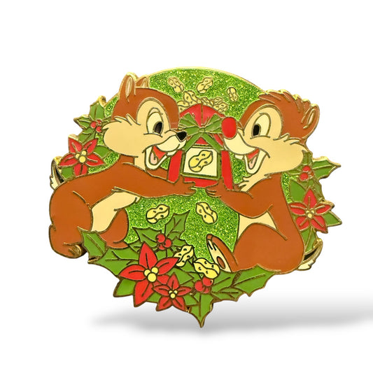 Disney Shopping Holiday Chip n' Dale Pin