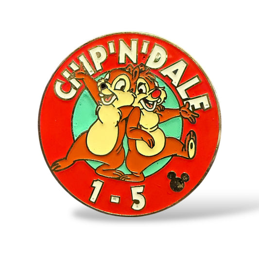 Cast Lanyard Magic Kingdom Parking Signs Chip n' Dale Hidden Mickey Pin