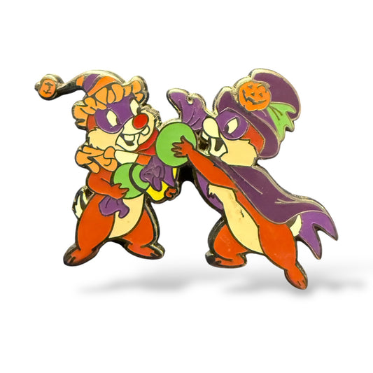Disney Parks Halloween 2008 Mini-Pin Boxed Set Chip n' Dale Pin