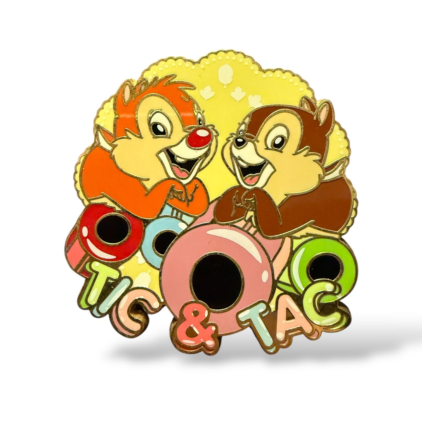 Disney Parks Cupcake Series Chip n' Dale Tic and Tac Pin