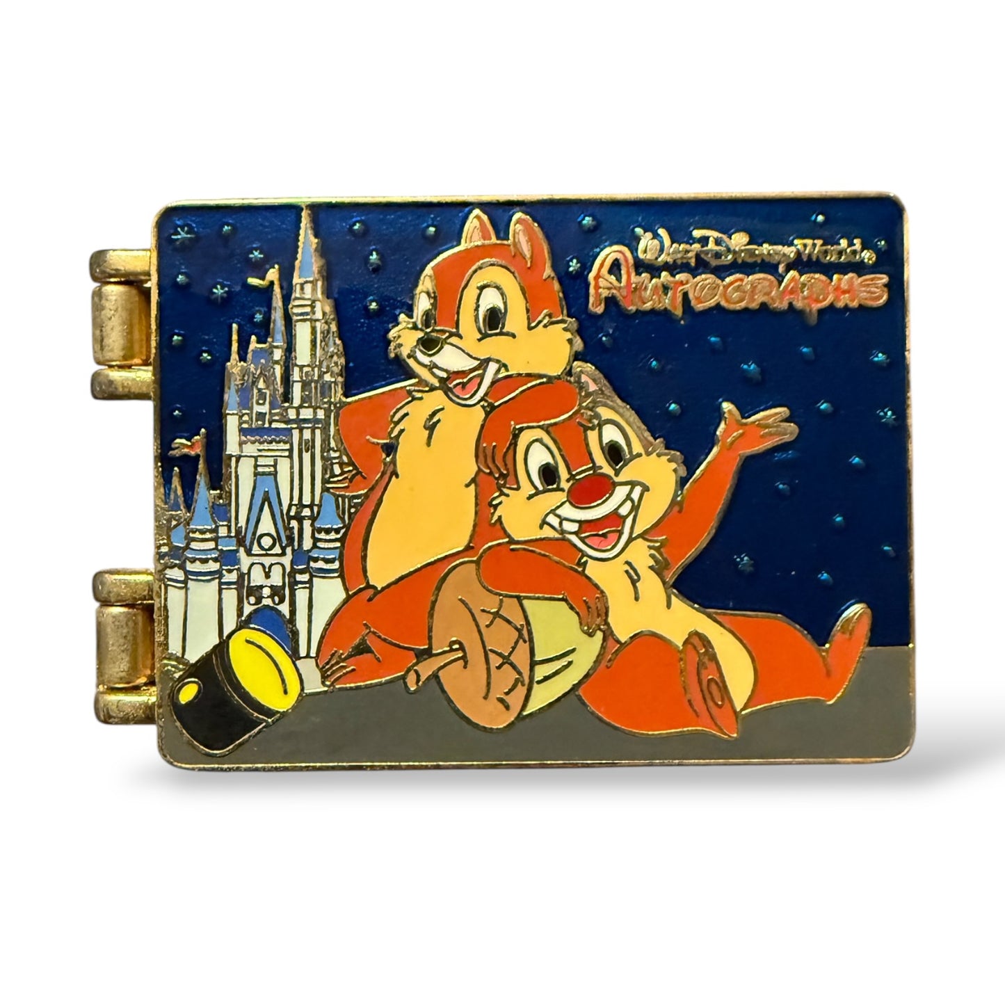 WDW Spotlight Autograph Book Chip n' Dale Pin