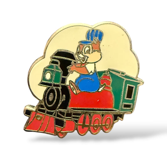 Disney Parks Pin With Purchase Collection Locomotive Chip Train Engineer Pin