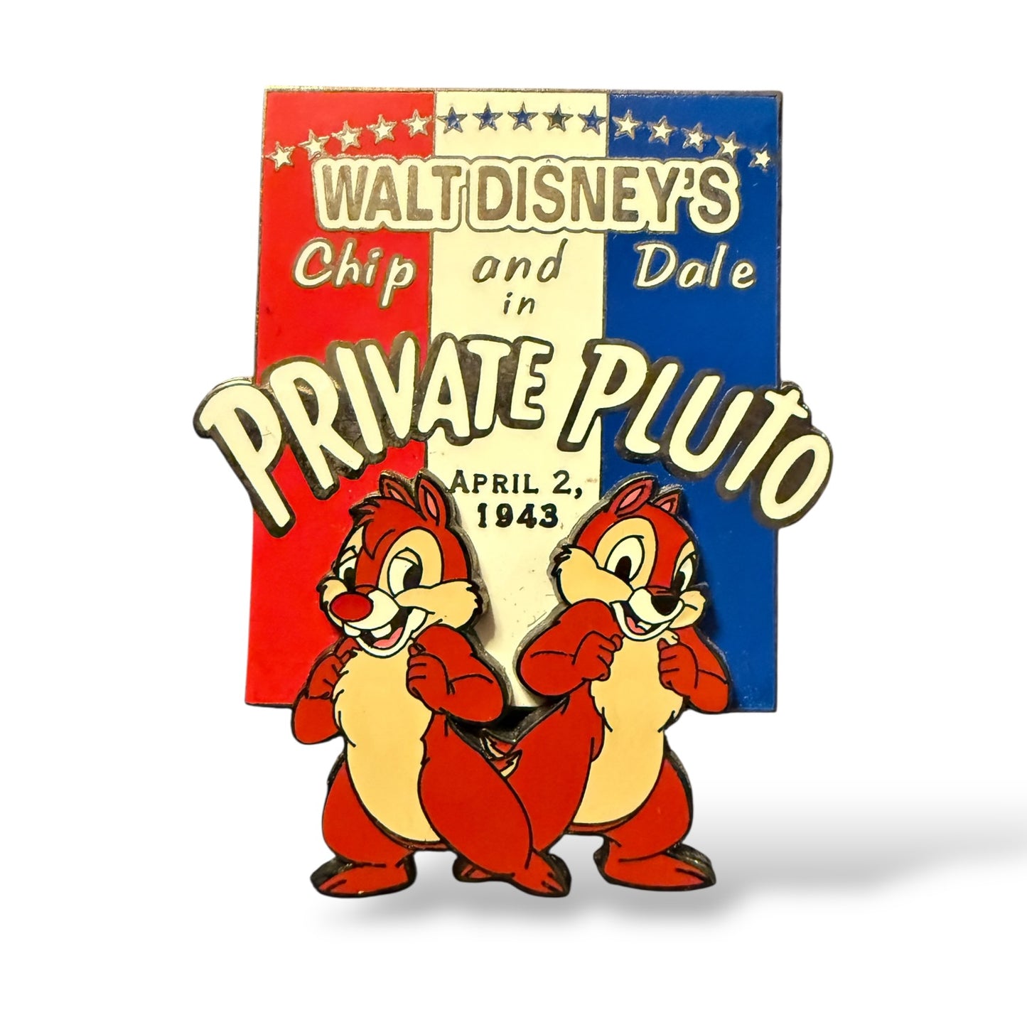 DLR Chip n' Dale Private Pluto Pin