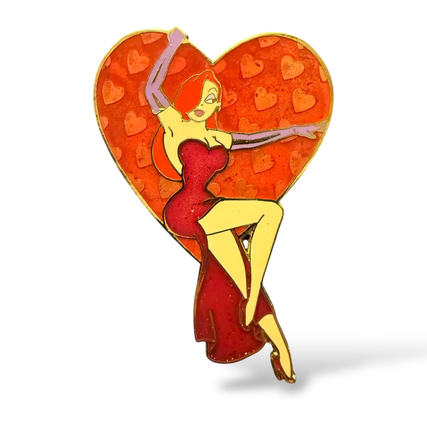 Disney Auctions Jessica with Hearts Facing Right Pin