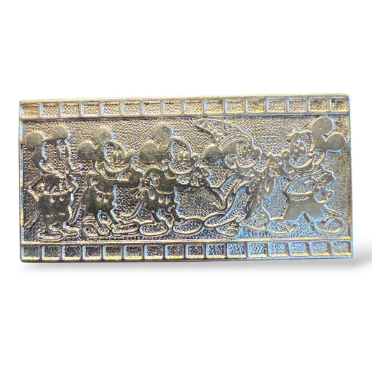 Disney Parks Mickey Through The Years Filmstrip Silver Pin