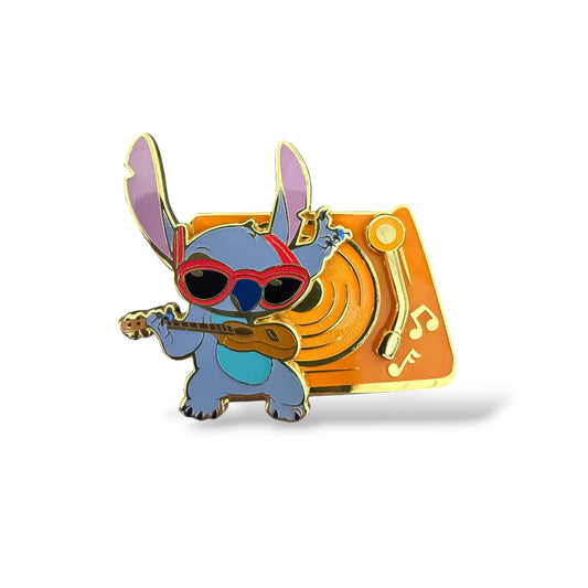 HKDL Vinyl Record Player Series Stitch Pin