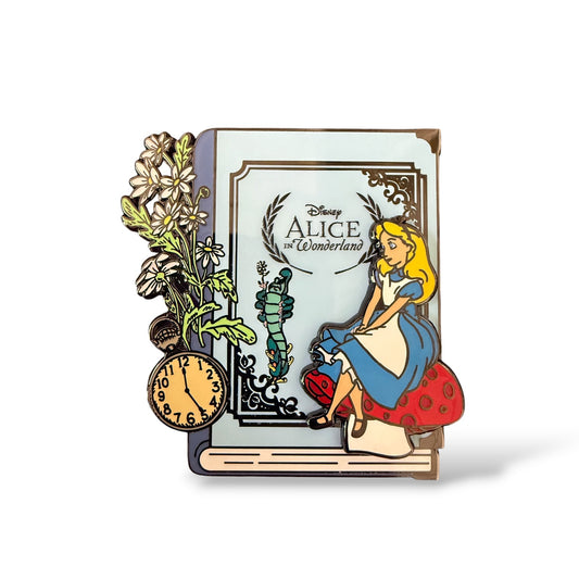 HKDL Alice in Wonderland Mini Jumbo Storybook Pin