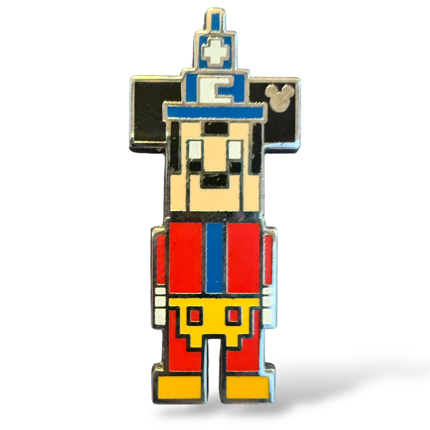 Cast Lanyard 8-Bit Characters Sorcerer Mickey Hidden Mickey Pin