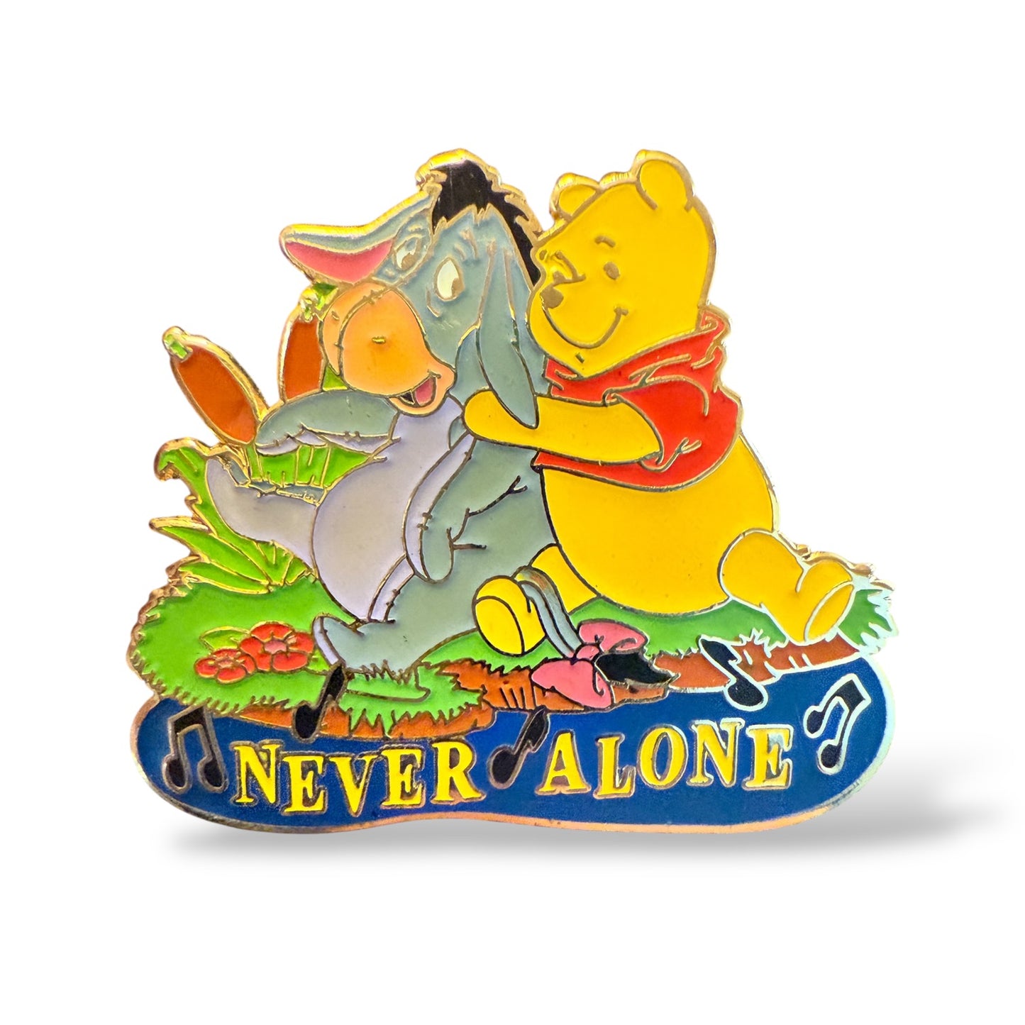 Disney Store Magical Musical Moments Eeyore & Pooh Never Alone Pin