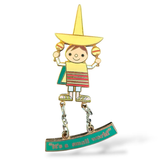 Disney Parks It's a Small World Doll Dangle Mexico Pin