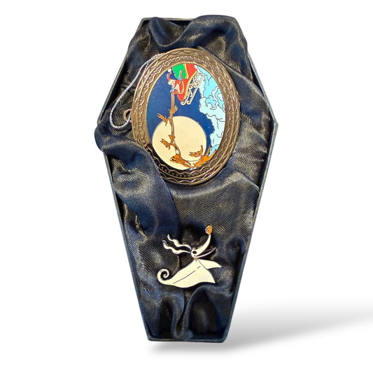 DLR Haunted Mansion Holiday 2003 Santa Claus Ornament with Zero Pin Set