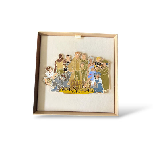 DLRP Atlantis 25th Anniversary Cast of Characters Jumbo Pin