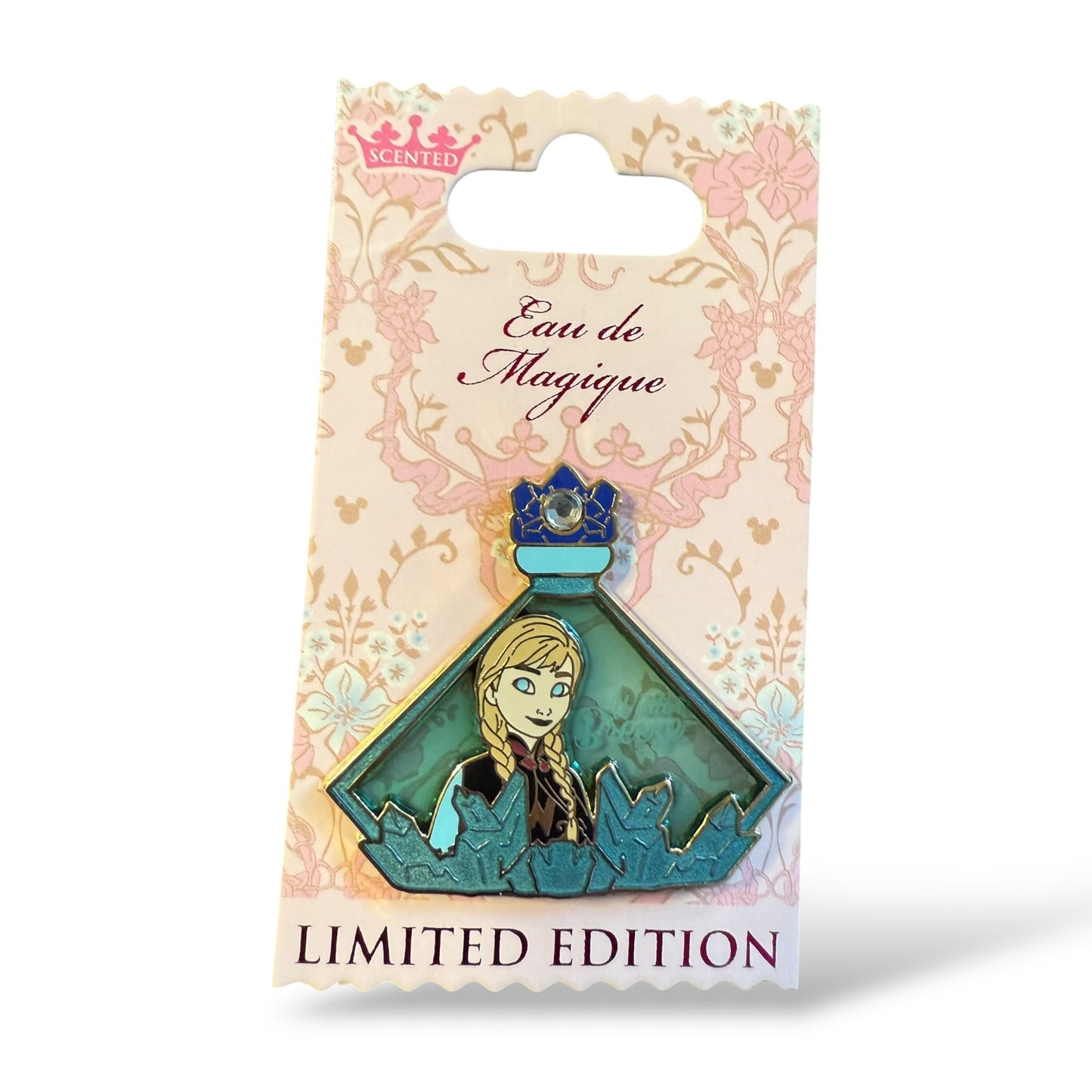 Disney Parks Eau De Magique Anna Winter Breeze Pin