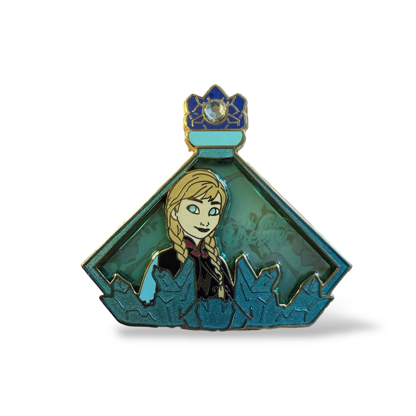 Disney Parks Eau De Magique Anna Winter Breeze Pin