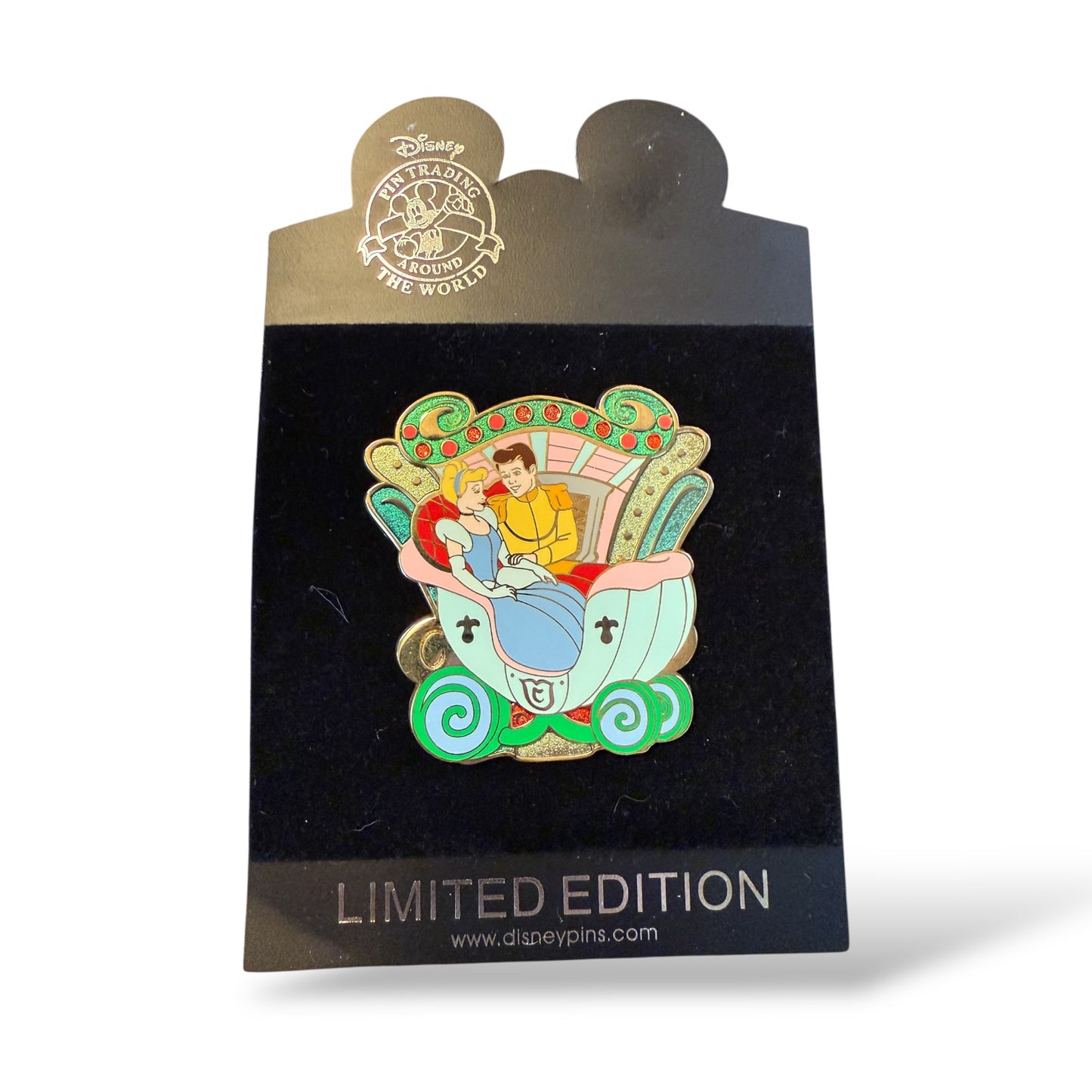 Disney Shopping World of Disney Carousel Cinderella and Prince Charming Pin