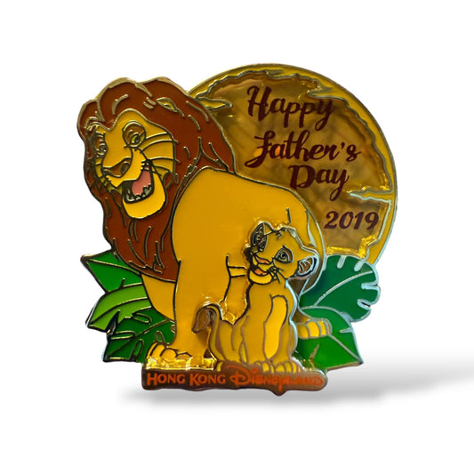 HKDL Happy Father's Day 2019 Lion King Mufasa and Simba Pin