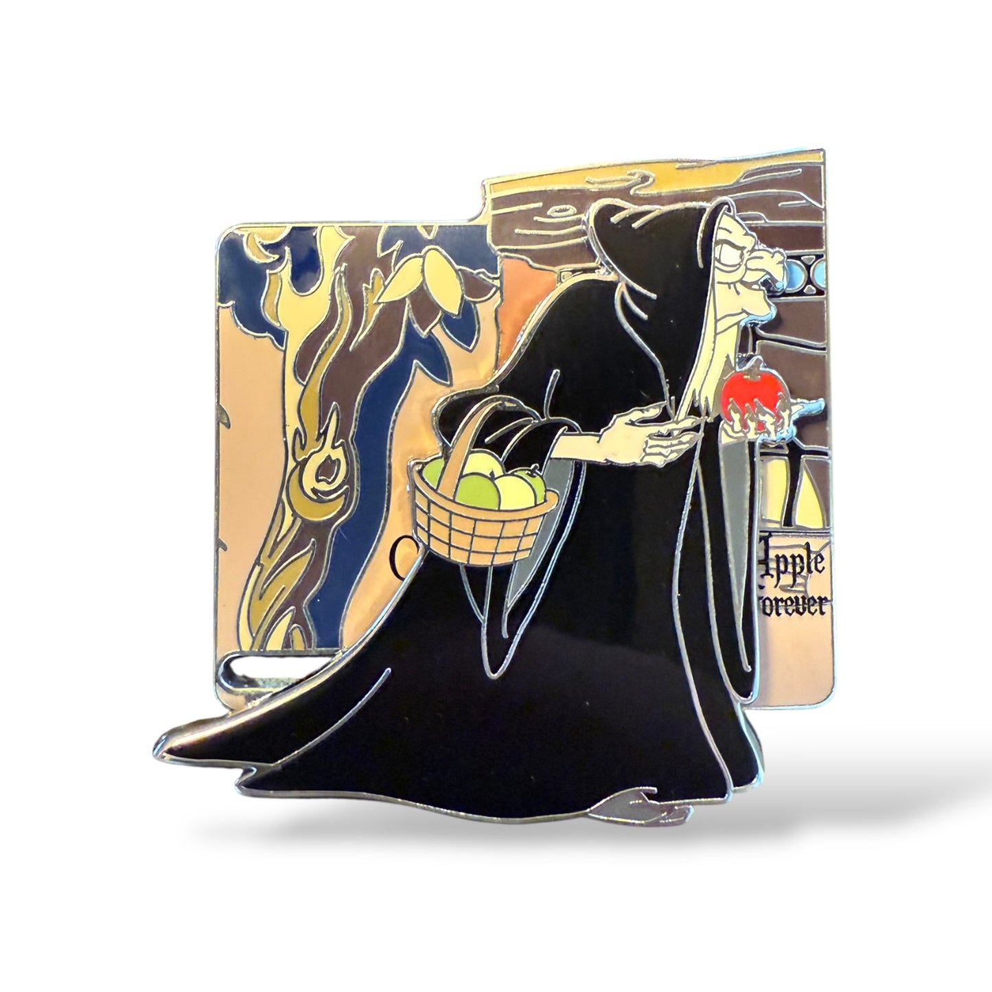 Disney Parks Snow White and The Seven Dwarfs 80th Anniversary The Evil Hag Slider Pin
