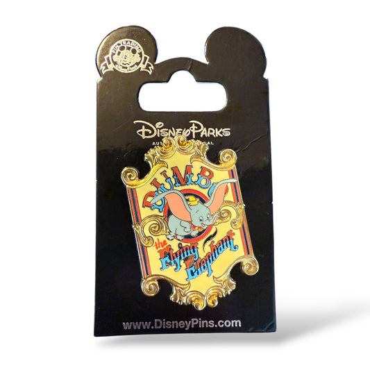 DLR Attractions Series Dumbo the Flying Elephant Pin