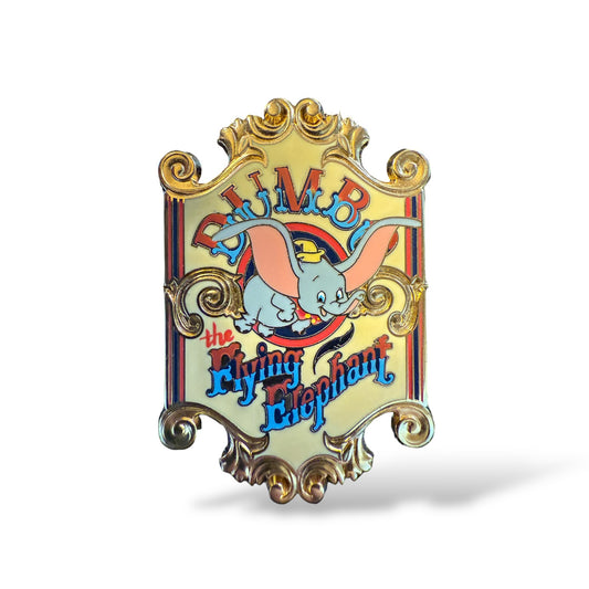 DLR Attractions Series Dumbo the Flying Elephant Pin