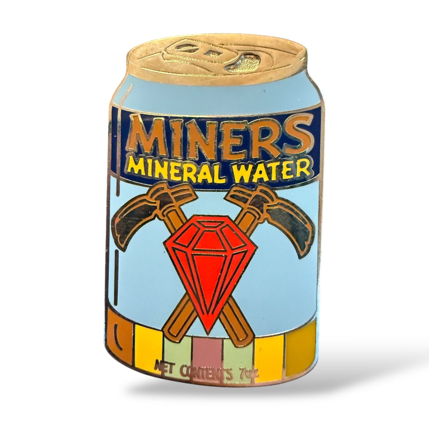 Disney Parks Delicious Drinks Mystery Miners Mineral Water Pin
