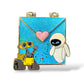 Disney Parks Love Letters Wall-E and Eve Pin