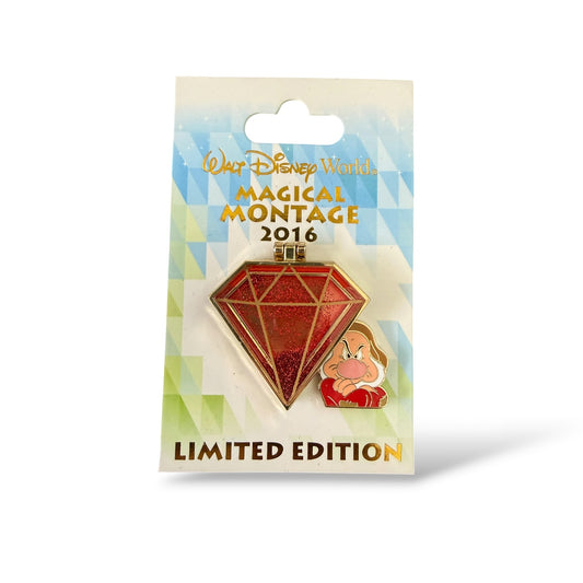 WDW Diamond Magical Montage Grumpy and Snow White Pin