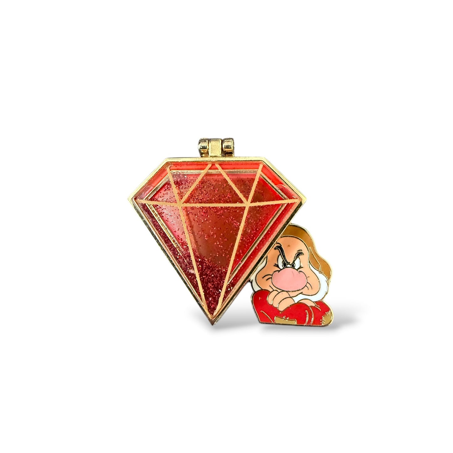 WDW Diamond Magical Montage Grumpy and Snow White Pin