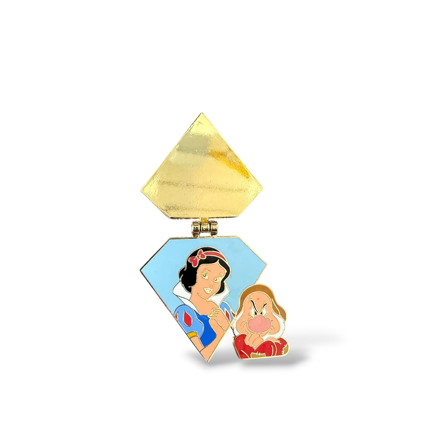 WDW Diamond Magical Montage Grumpy and Snow White Pin