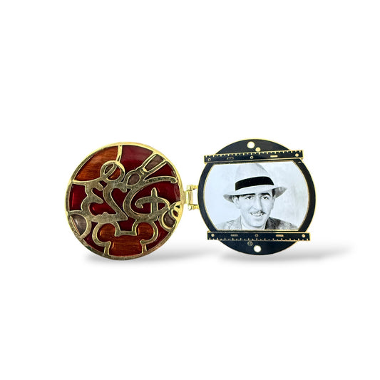 D23 Walt Disney Red Stained Glass Hinge Pin