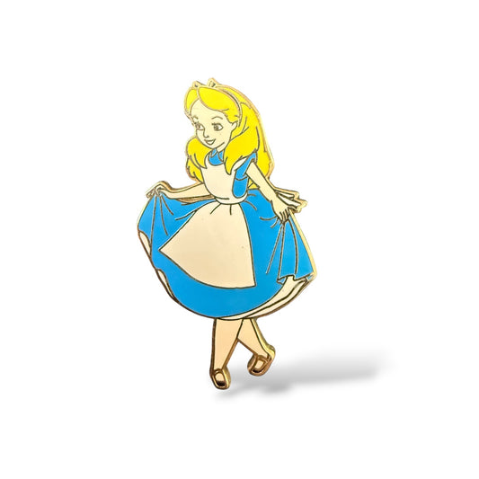 Disney Parks Alice in Wonderland Curtsying Pin