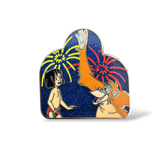 DLR 60th Diamond Celebration Starter Mowgli and Louie Pin