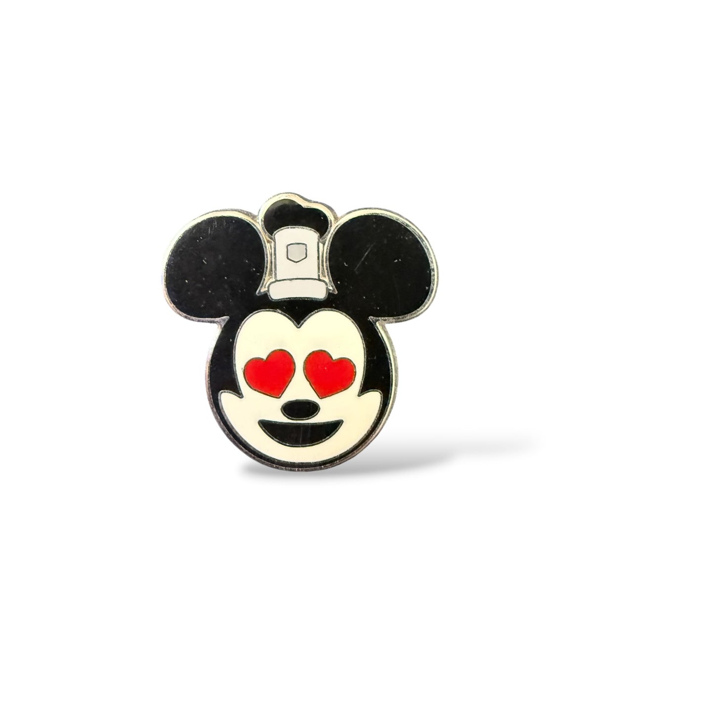 D23 Steamboat Willie Emoji Heart Eyes Pin